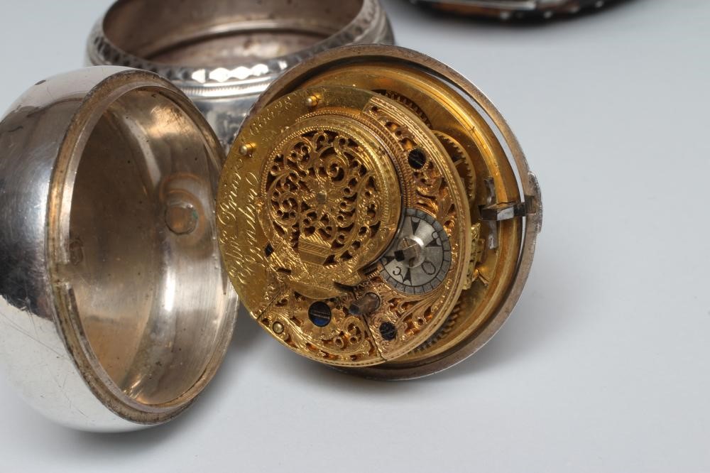 A VICTORIAN TURKISH MARKET TRIPLE CASED VERGE POCKET WATCH Image