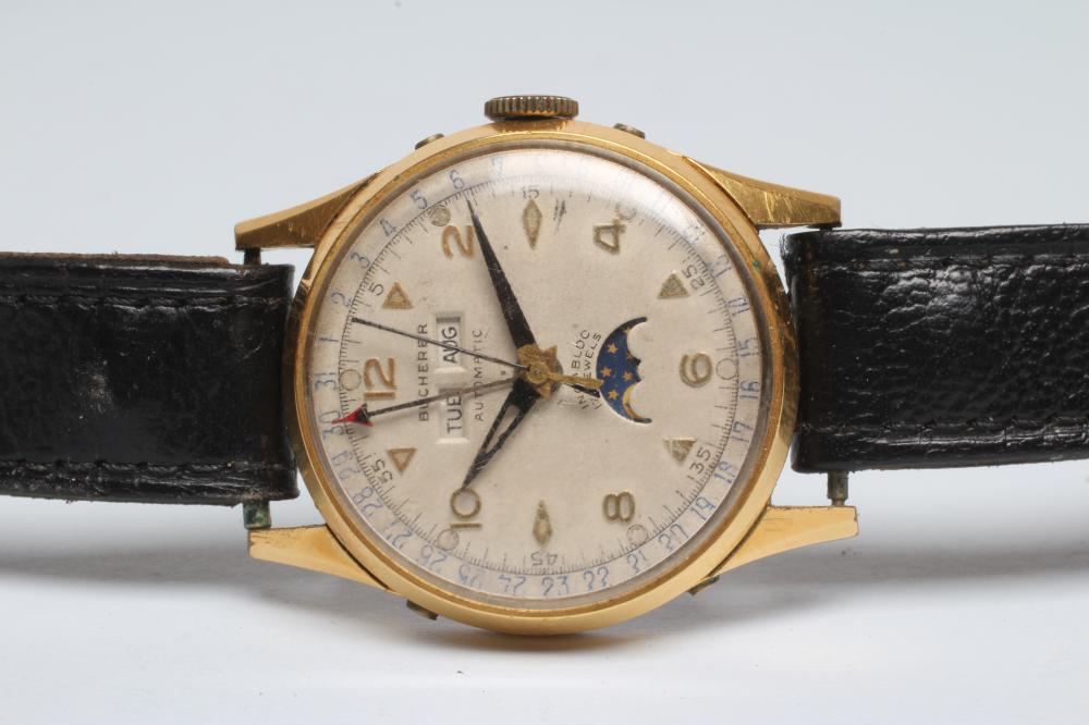 A GENTLEMAN'S BUCHERER AUTOMATIC WRISTWATCH Image