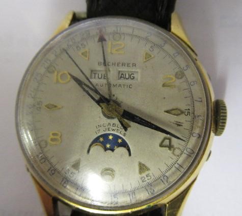 A GENTLEMAN'S BUCHERER AUTOMATIC WRISTWATCH Image