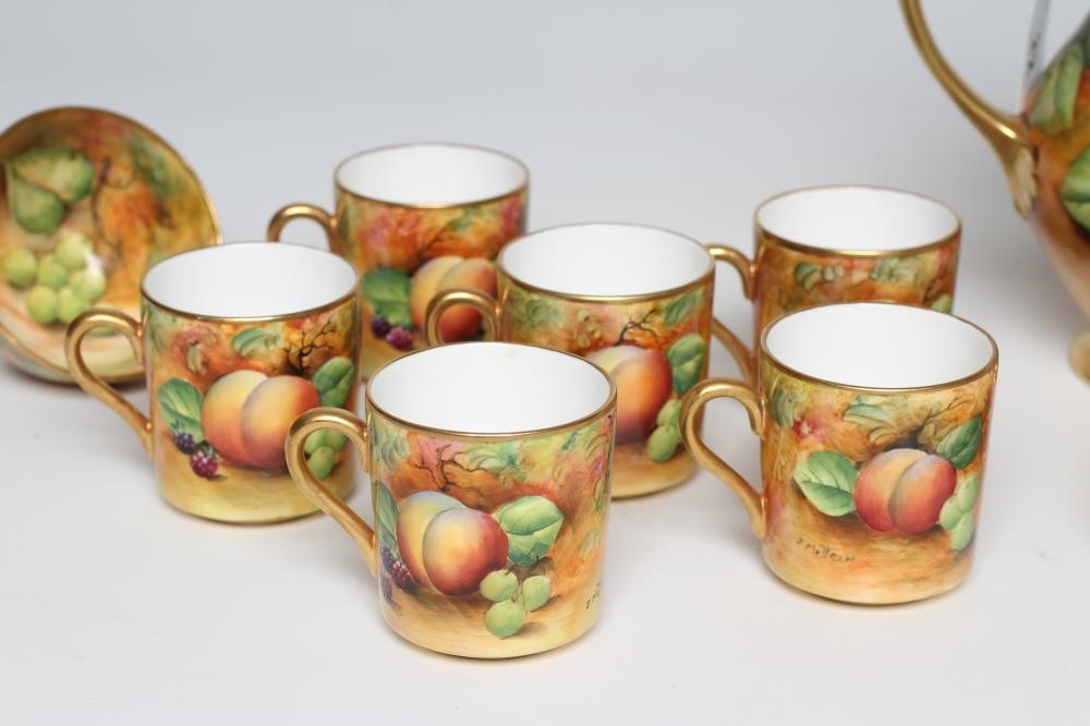 A COALPORT CHINA COFFEE SERVICE Image