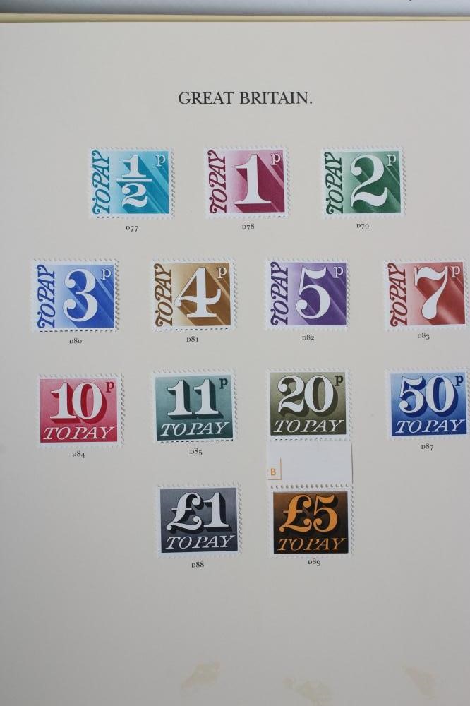 A PART FILLED ALBUM PURPORTING TO BE GB OVERPRINTS Image