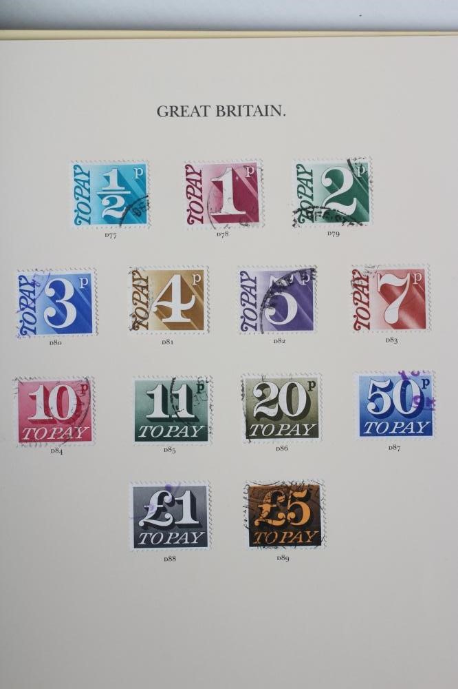 A PART FILLED ALBUM PURPORTING TO BE GB OVERPRINTS Image