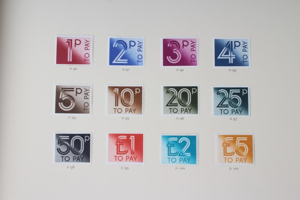 A PART FILLED ALBUM PURPORTING TO BE GB OVERPRINTS Image