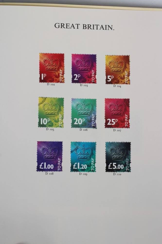 A PART FILLED ALBUM PURPORTING TO BE GB OVERPRINTS Image