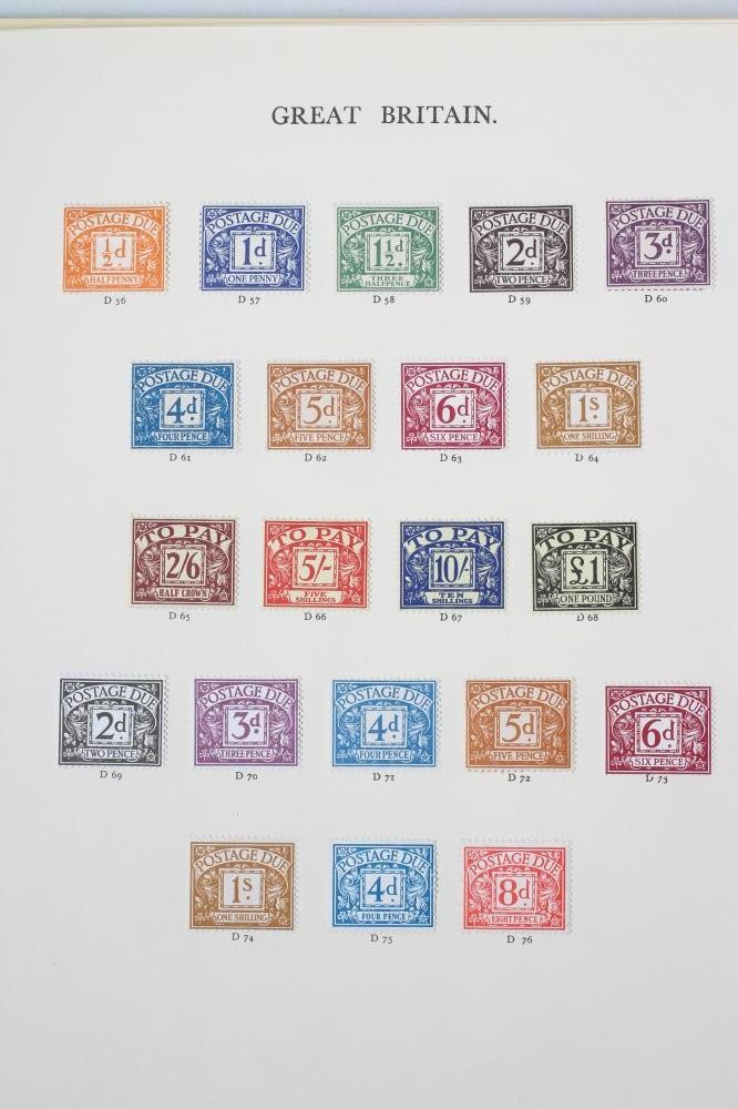 A PART FILLED ALBUM PURPORTING TO BE GB OVERPRINTS Image