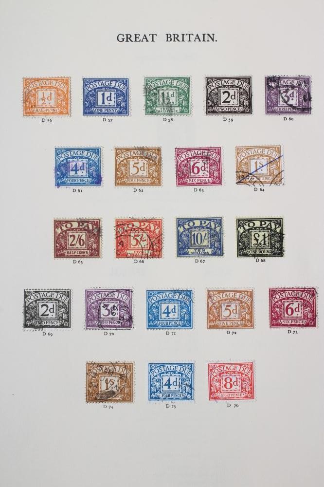 A PART FILLED ALBUM PURPORTING TO BE GB OVERPRINTS Image
