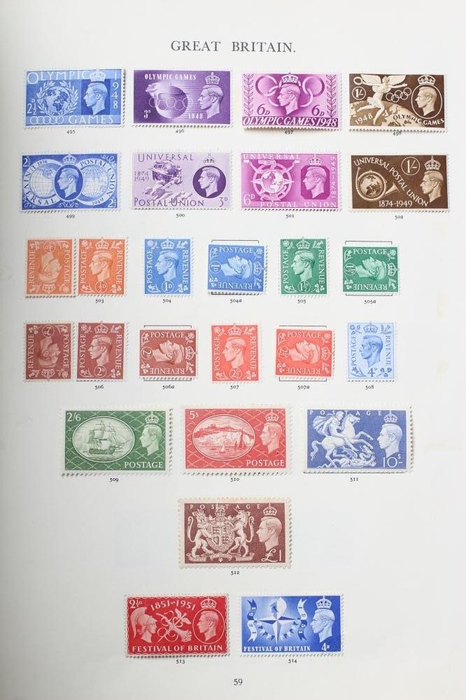 A WINDSOR ALBUM CONTAINING THE BALANCE OF A GB COLLECTION (Est. plus 21% premium inc. VAT) Image