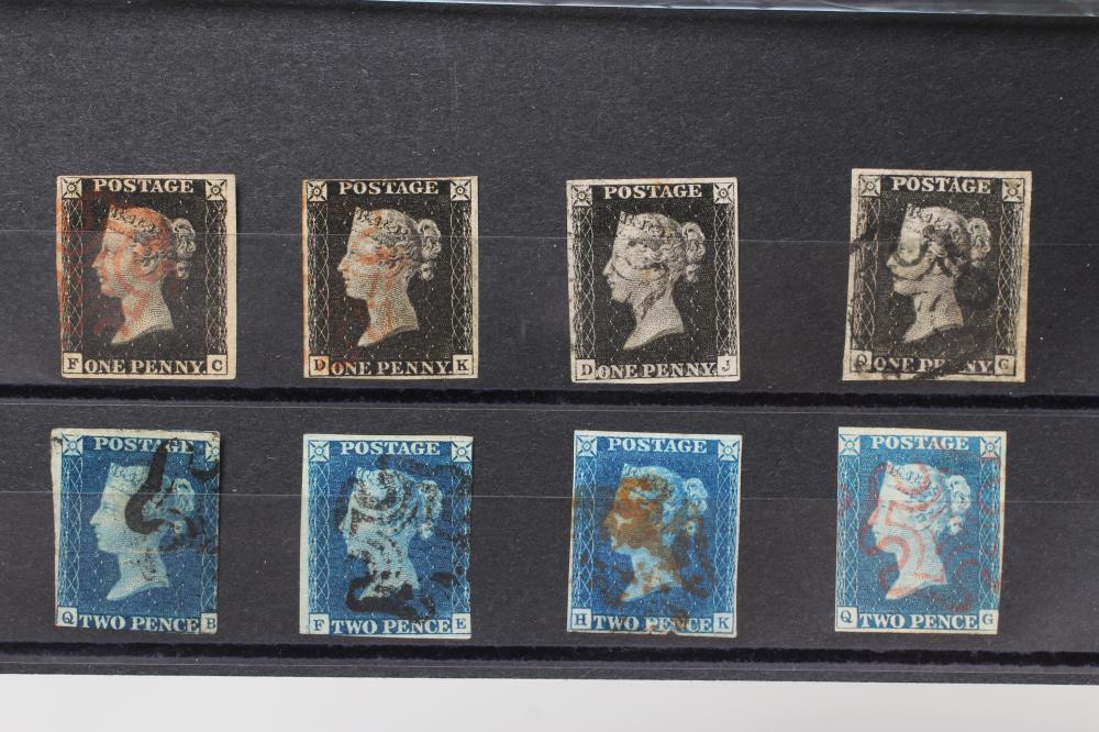 A FINE COLLECTION OF 1840 1d BLACK AND 2d BLUES (Est. plus 21% premium inc. VAT) Image