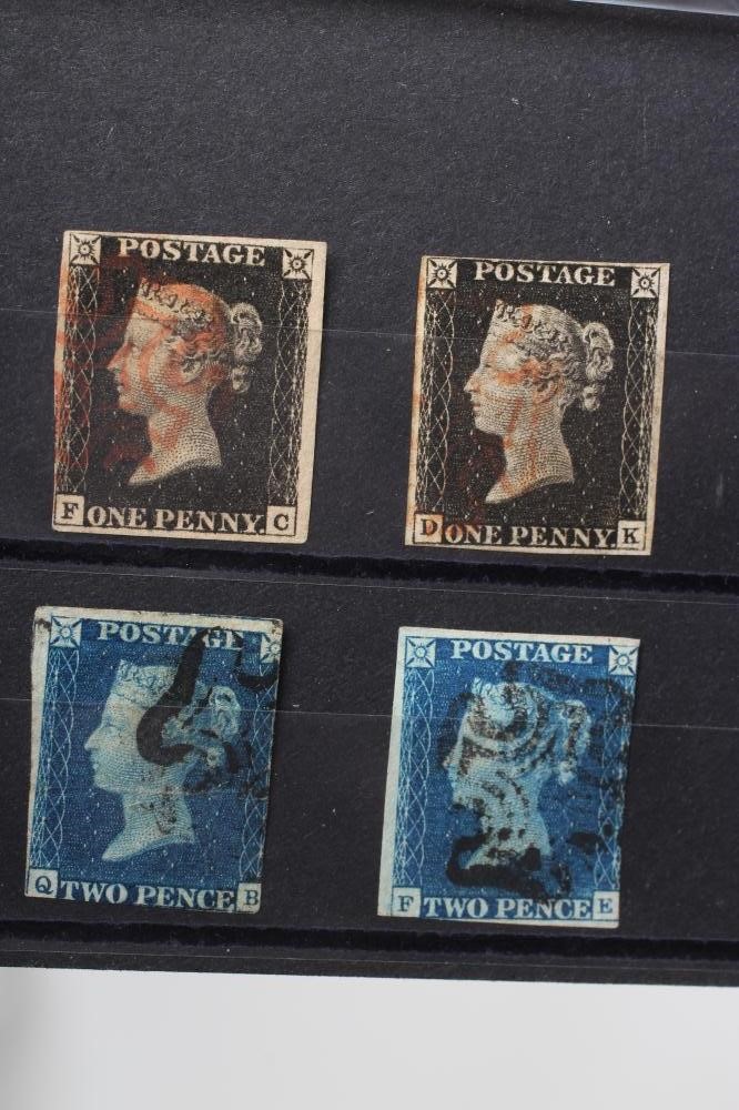 A FINE COLLECTION OF 1840 1d BLACK AND 2d BLUES (Est. plus 21% premium inc. VAT) Image