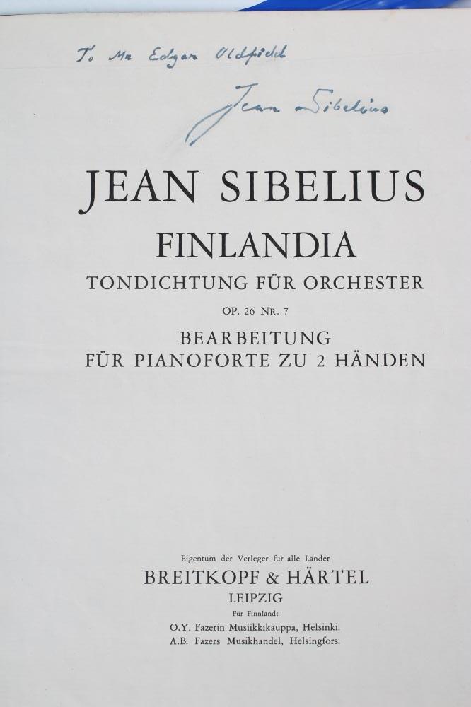JEAN SIBELIUS (1865-1957) Image
