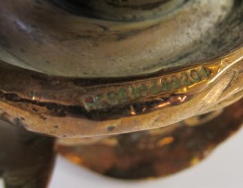 AFTER BRUCE BAIRNSFATHER - a brass bust of Old Bill Image