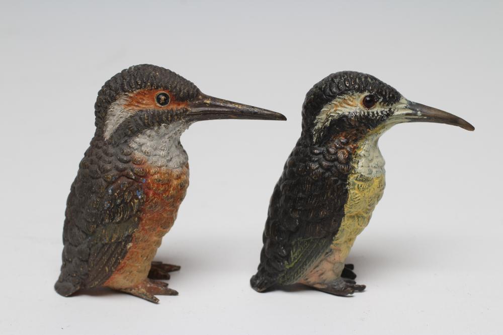 A BERGMAN BRONZE KINGFISHER Image