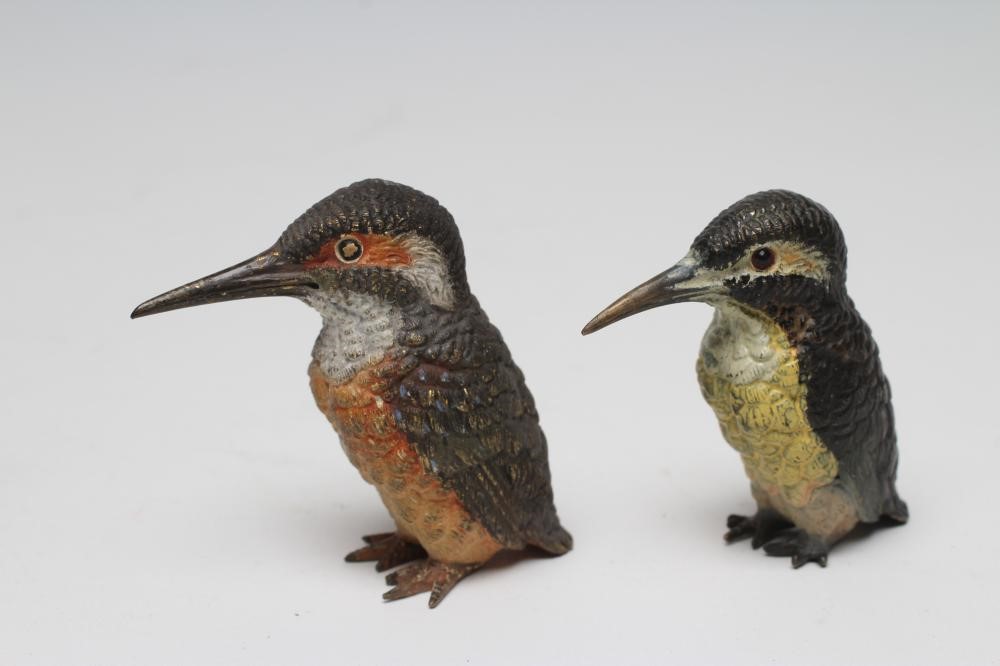 A BERGMAN BRONZE KINGFISHER Image