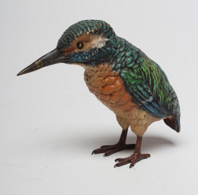 A VIENNA STYLE BRONZE KINGFISHER Image