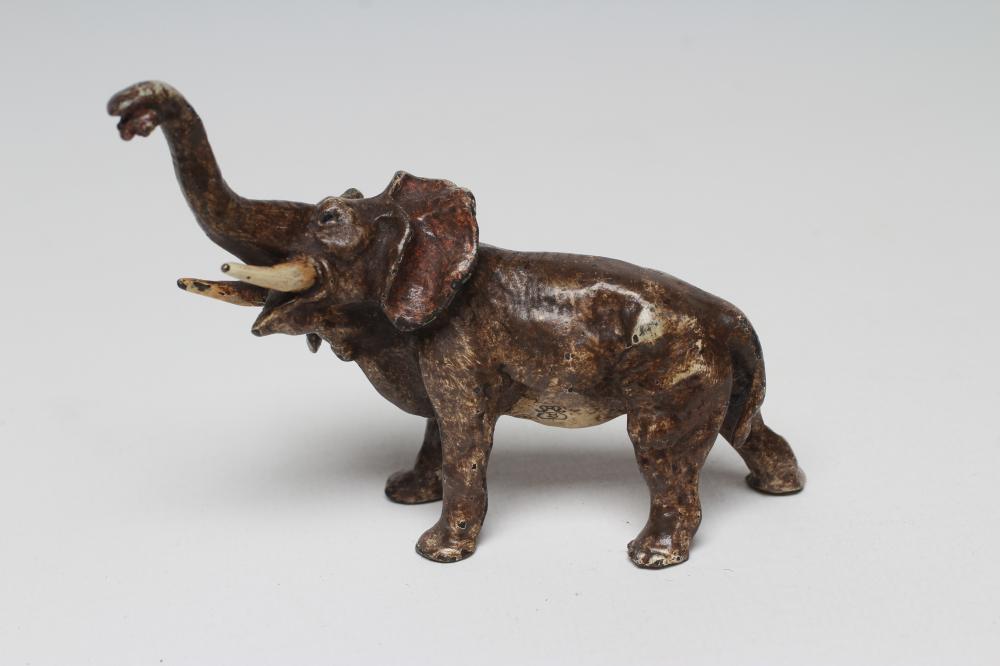 A BERGMAN BRONZE ELEPHANT Image