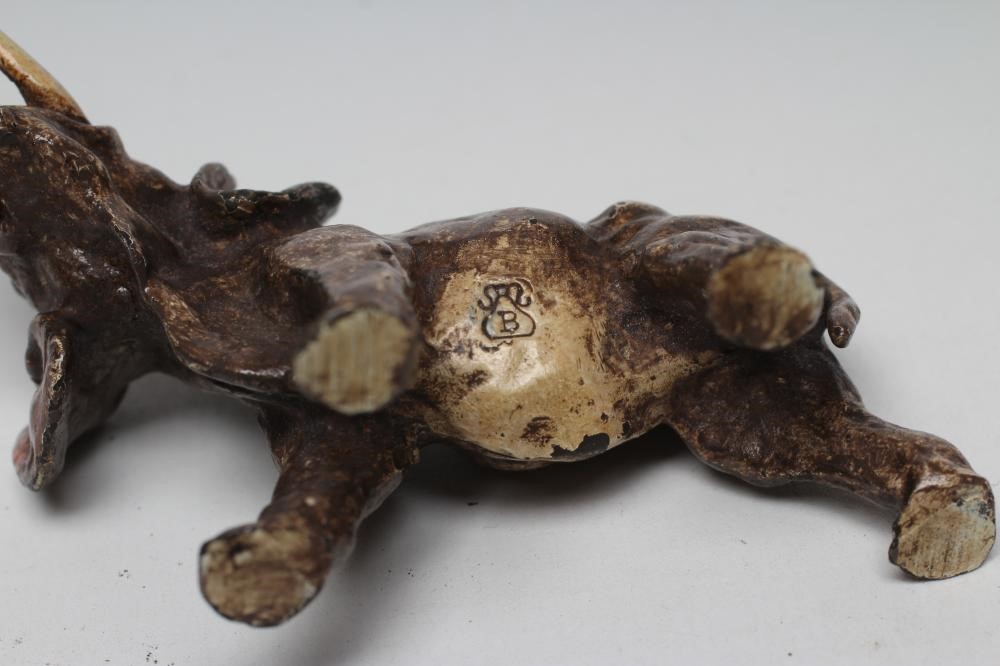 A BERGMAN BRONZE ELEPHANT Image