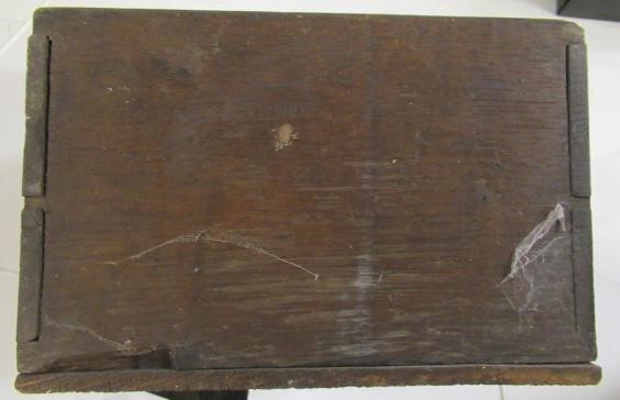 AN OAK SPICE CUPBOARD Image