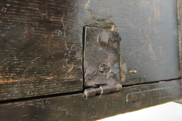 AN OAK SPICE CUPBOARD Image