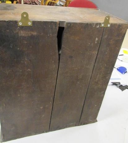 AN OAK SPICE CUPBOARD Image