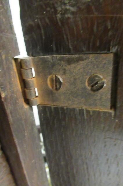 AN OAK SPICE CUPBOARD Image