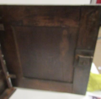 AN OAK SPICE CUPBOARD Image