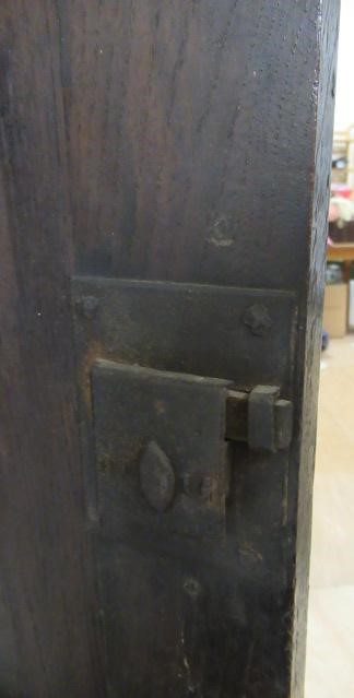 AN OAK SPICE CUPBOARD Image