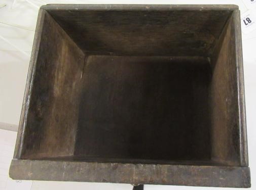 AN OAK SPICE CUPBOARD Image