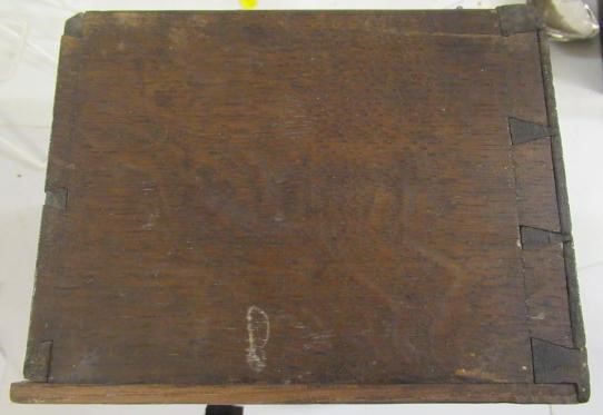 AN OAK SPICE CUPBOARD Image