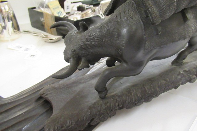 A JAPANESE BRONZE GROUP Image