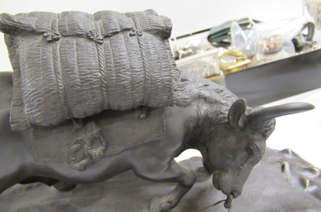 A JAPANESE BRONZE GROUP Image