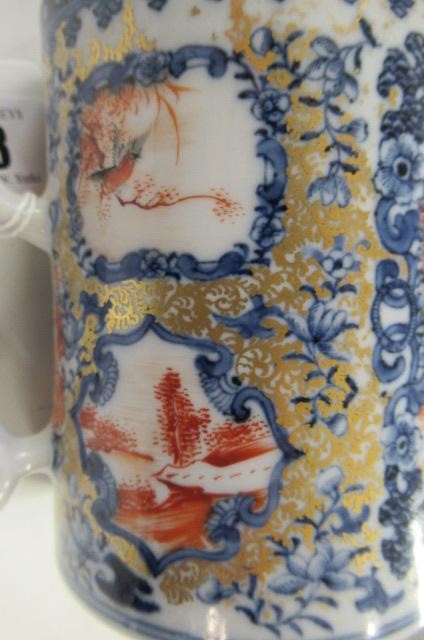 A CHINESE EXPORT PORCELAIN MUG of plain cylindrical form Image