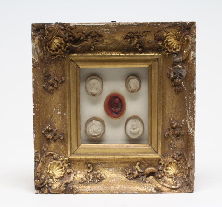 A GROUP OF FIVE GRAND TOUR INTAGLIO SEALS Image