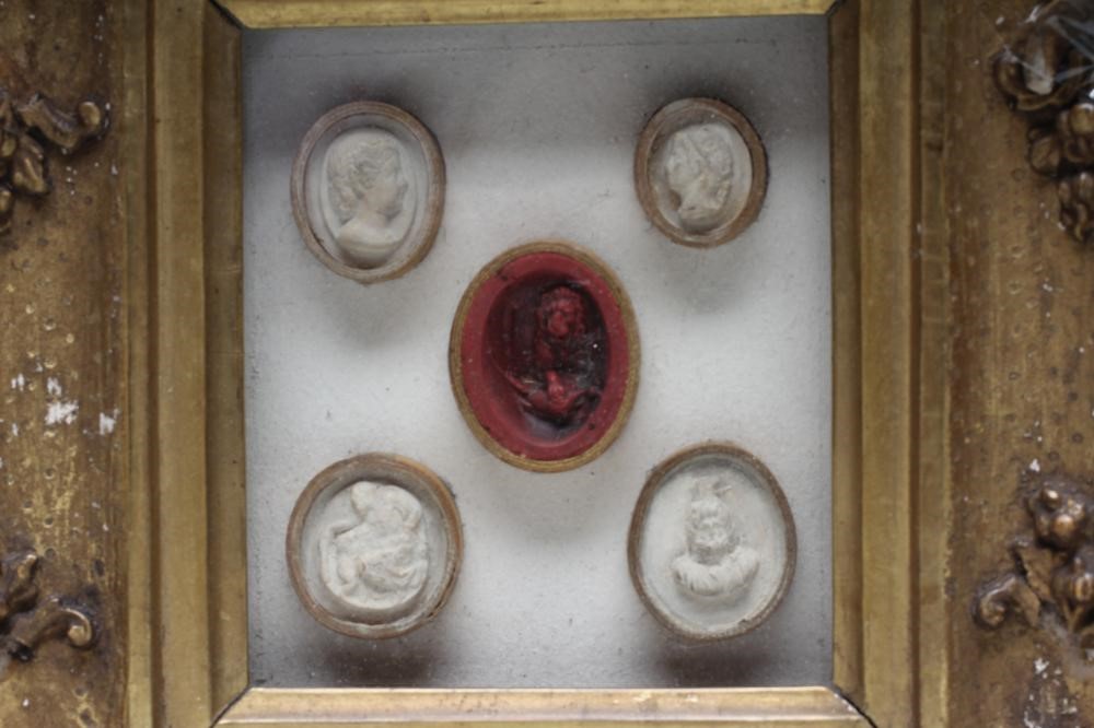 A GROUP OF FIVE GRAND TOUR INTAGLIO SEALS Image