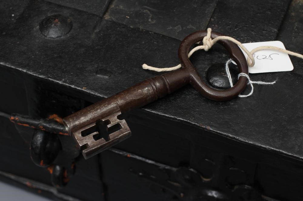 A NUREMBERG STYLE IRON STRONG BOX Image