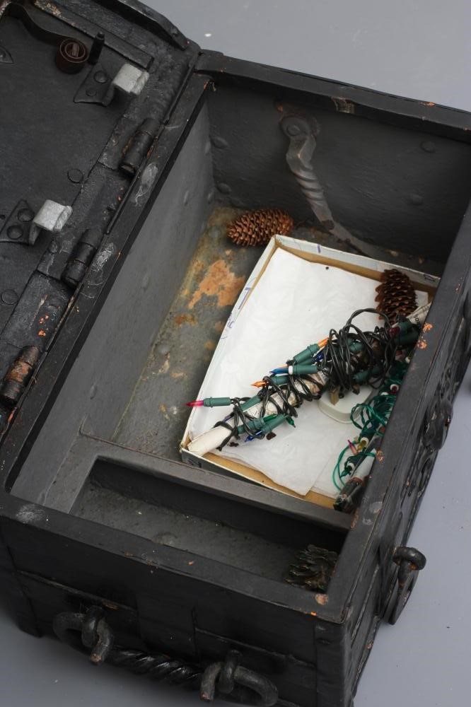 A NUREMBERG STYLE IRON STRONG BOX Image