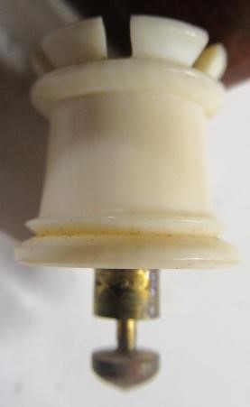 A JAQUES "IN STATU QUO" PATENT IVORY CHESS SET similar to the previous lot in ivory  (Est. plus 21% Image