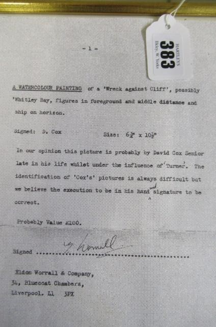 DAVID COX (1783-1859) Image