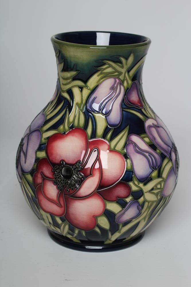 A MOORCROFT ANEMONE VASE of baluster form Image