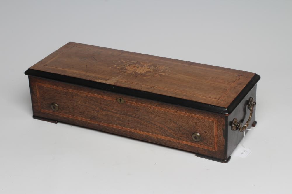 A VICTORIAN SWISS MUSICAL BOX Image