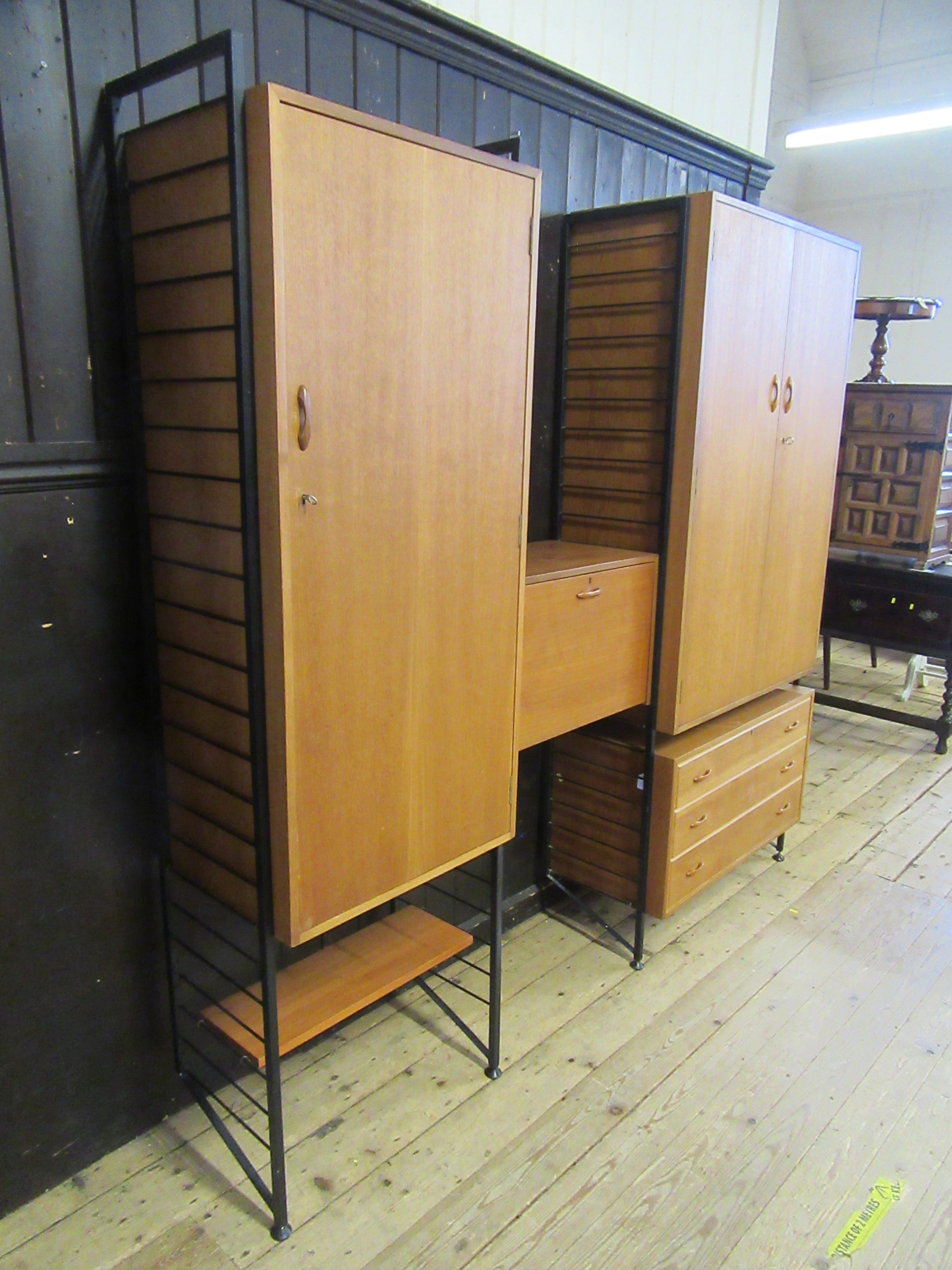 A LADDERAX TEAK BEDROOM UNIT Image