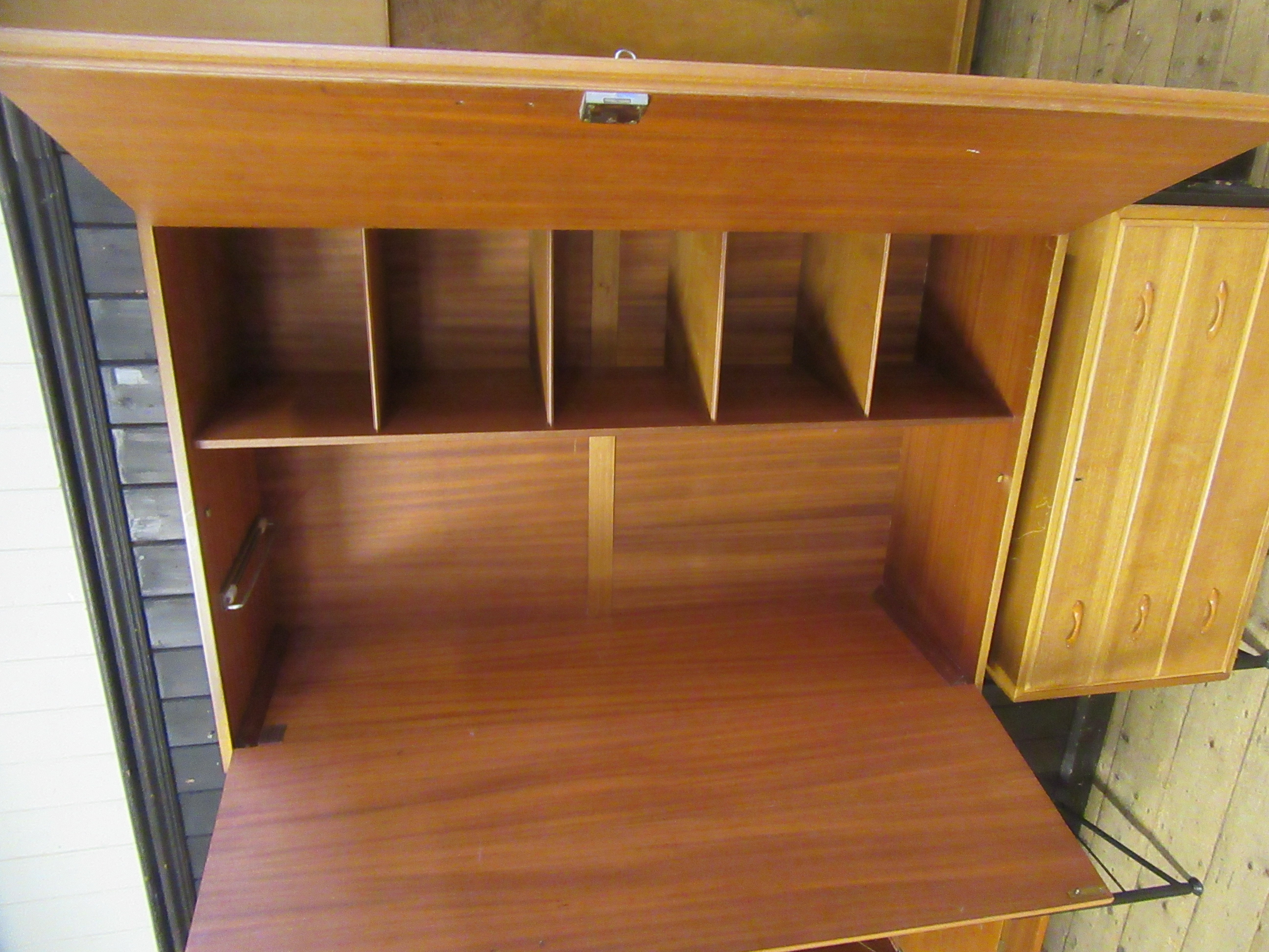 A LADDERAX TEAK BEDROOM UNIT Image