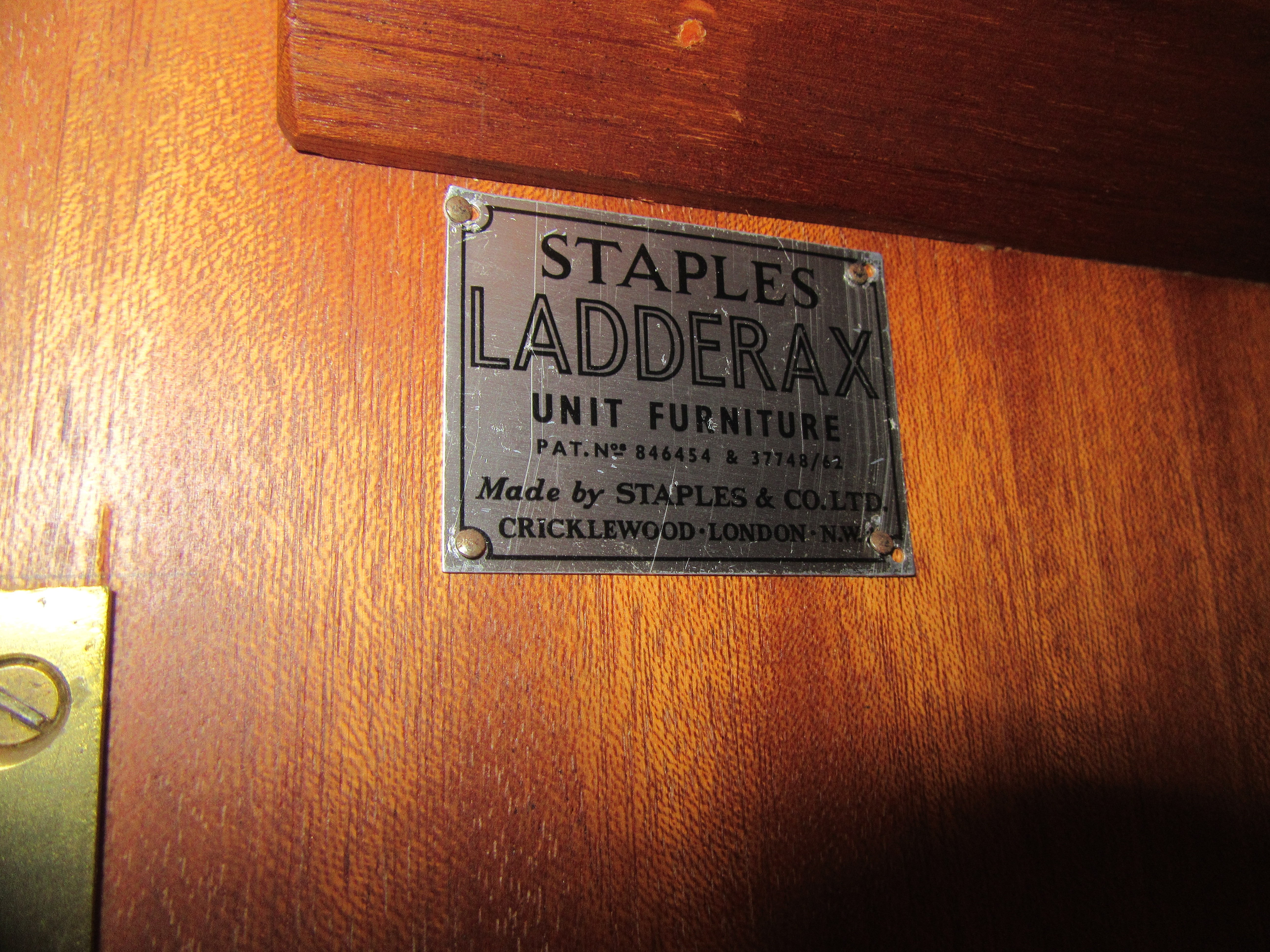 A LADDERAX TEAK BEDROOM UNIT Image