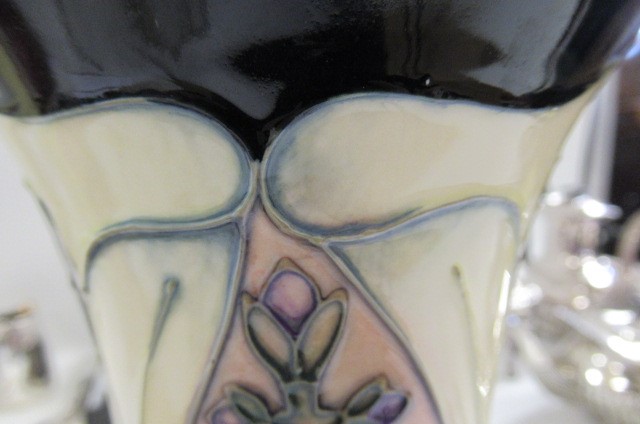 FOUR MOORCROFT FOXGLOVE VASES designed by Rachel Bishop Image