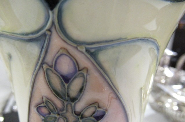 FOUR MOORCROFT FOXGLOVE VASES designed by Rachel Bishop Image