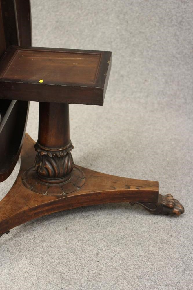 A VICTORIAN ROSEWOOD CENTRE TABLE Image