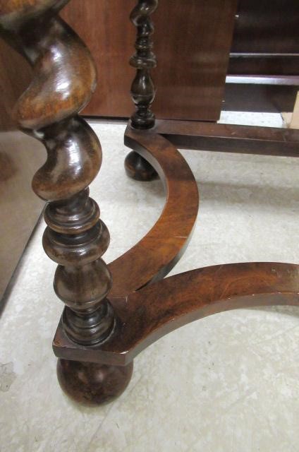A WALNUT CHEST ON STAND Image