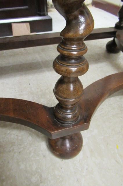 A WALNUT CHEST ON STAND Image