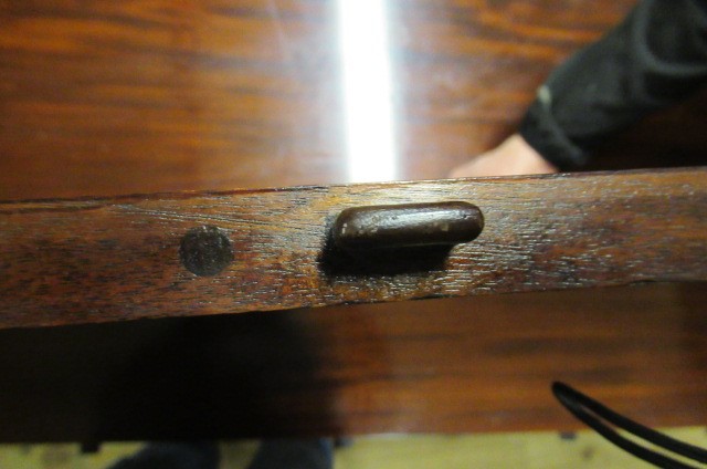 A WILLIAM IV MAHOGANY TWIN PEDESTAL DINING TABLE with a single leaf Image