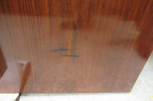 A WILLIAM IV MAHOGANY TWIN PEDESTAL DINING TABLE with a single leaf Image