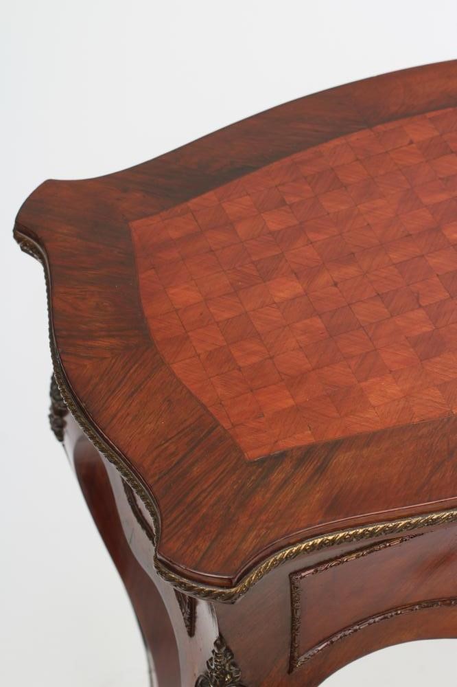 A LOUIS XV STYLE WORK TABLE Image